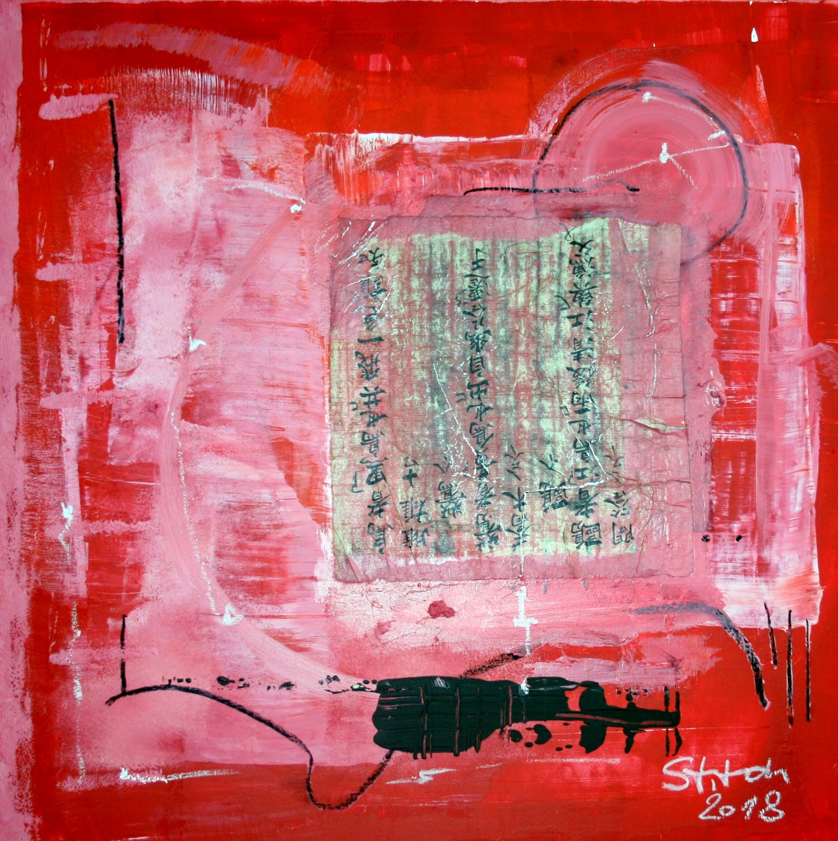  Chinesisch  in Rot by Stefan Krauch 