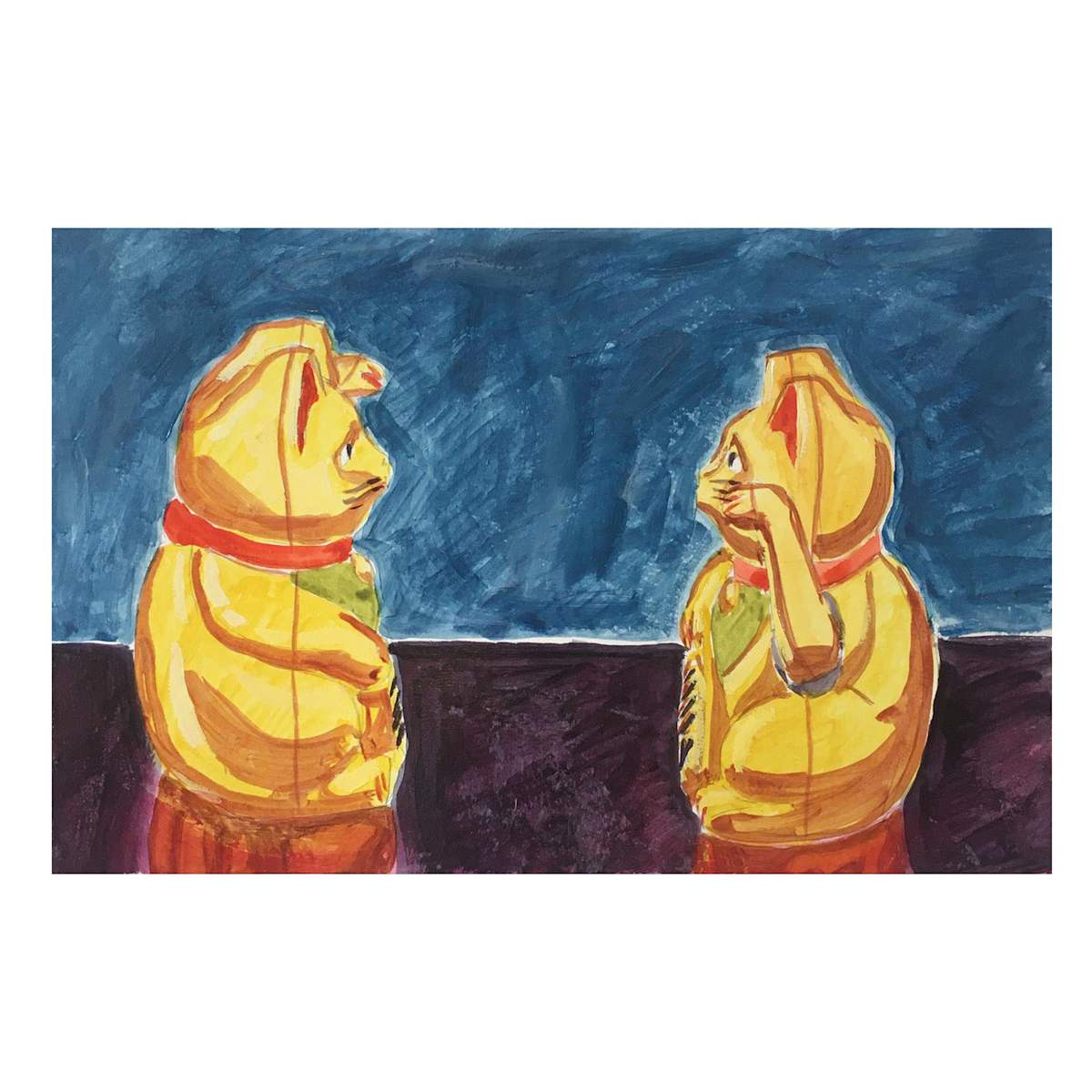 Cats Waving by Mark Bletcher, Image 1.