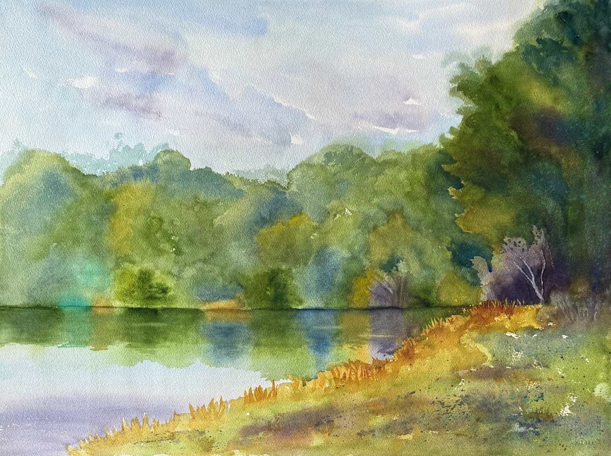 Woodlawn Lake by Margie Hildreth 