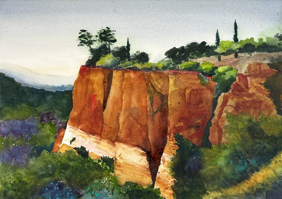 Ochre Cliffs by Margie Hildreth 