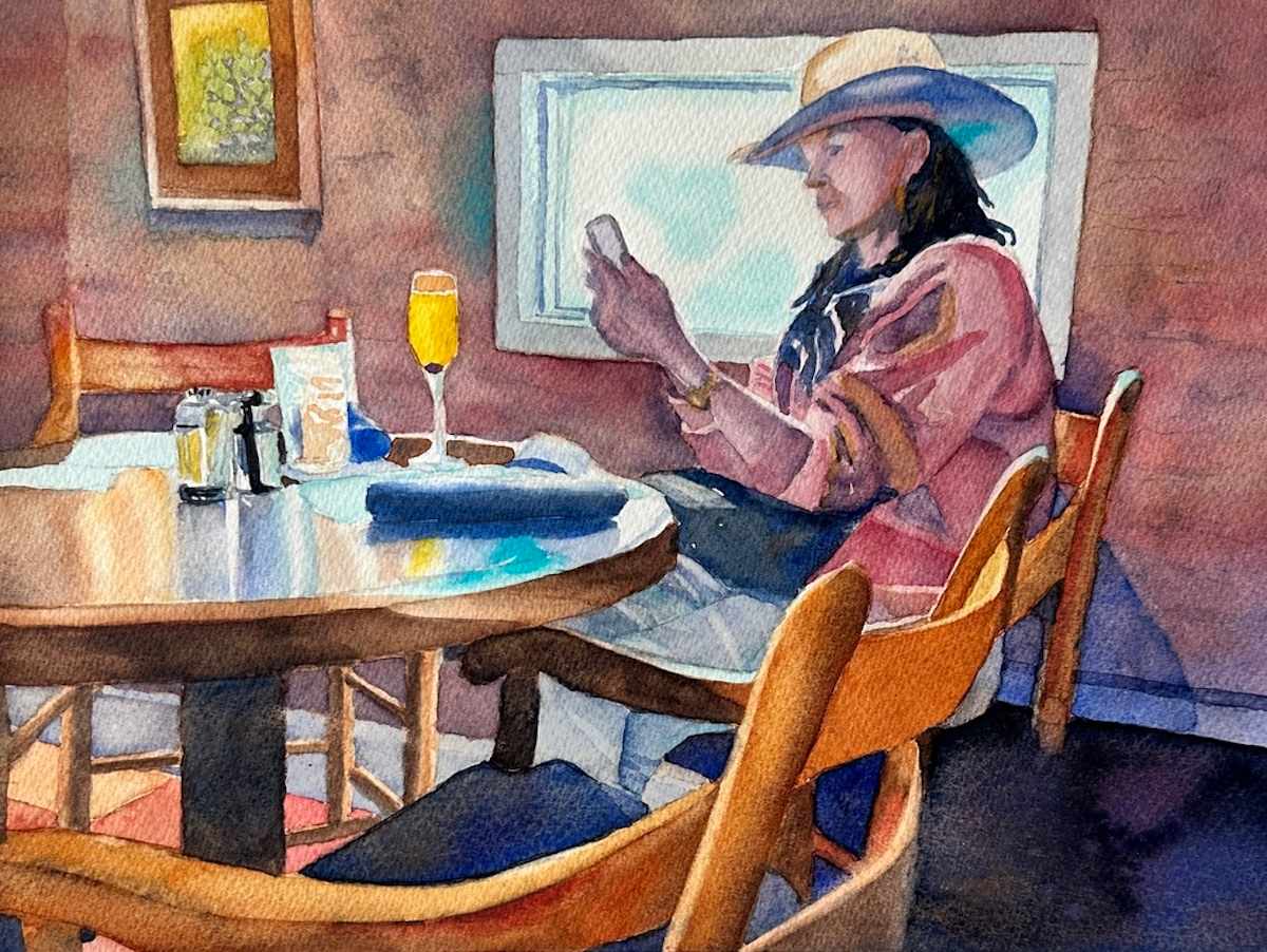 Late for Brunch by Margie Hildreth 