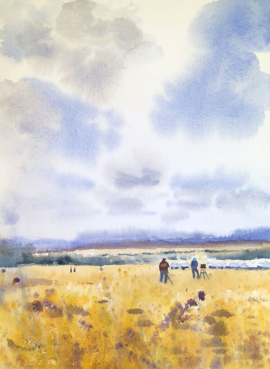 Painting At The Ghost Ranch by Margie Hildreth, Image 1.