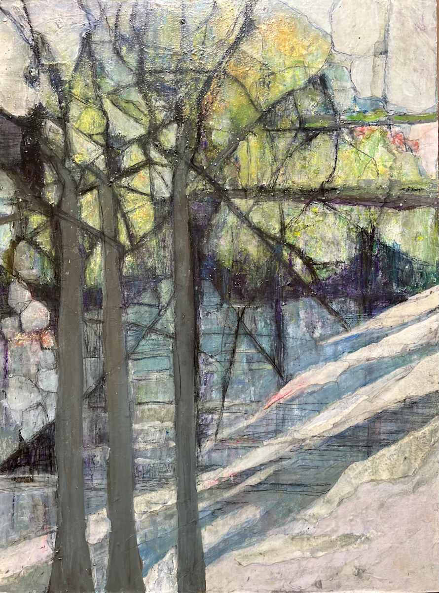 Trees Budding by Liz Jackson, Image 1.