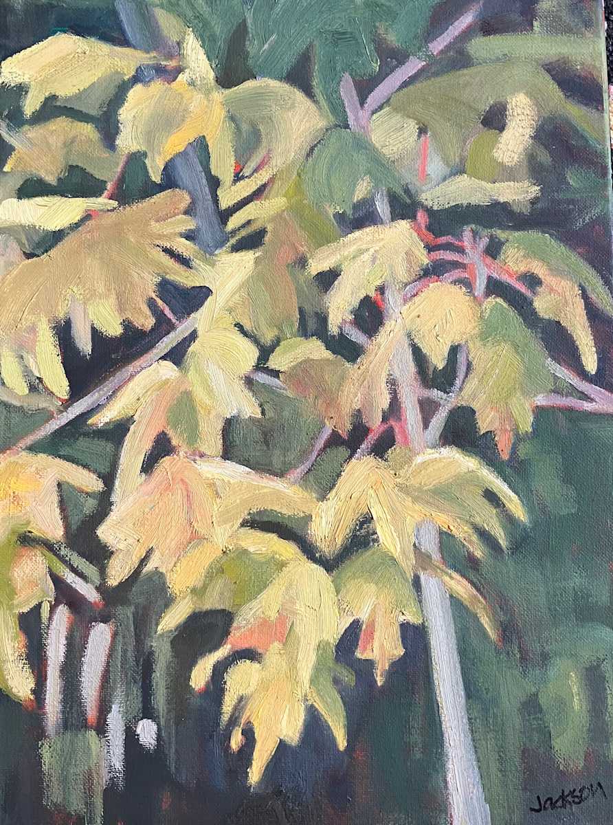 Fall Leaves Turning by Liz Jackson 