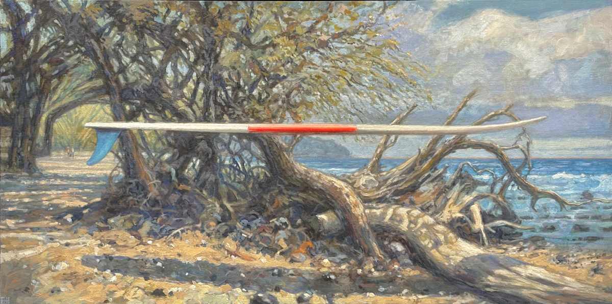 My Board Still Dreams of Puako by Fred Hope  Image: My Board Still Dreams of Puako