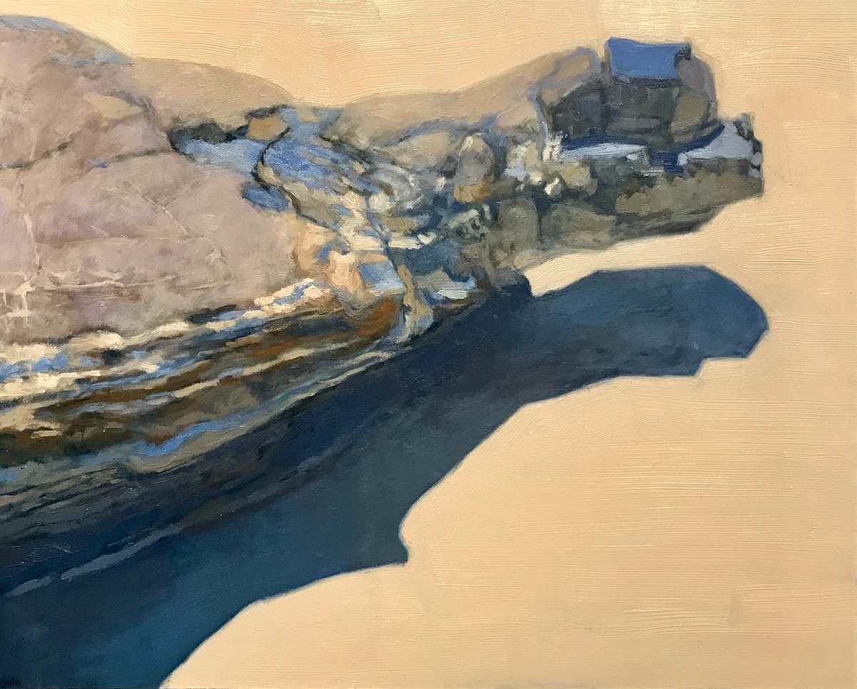 Tidal Zone Series, Turtlehead Rock by Fred Hope  Image: Turtlehead Rock, very early Tidal Zone series