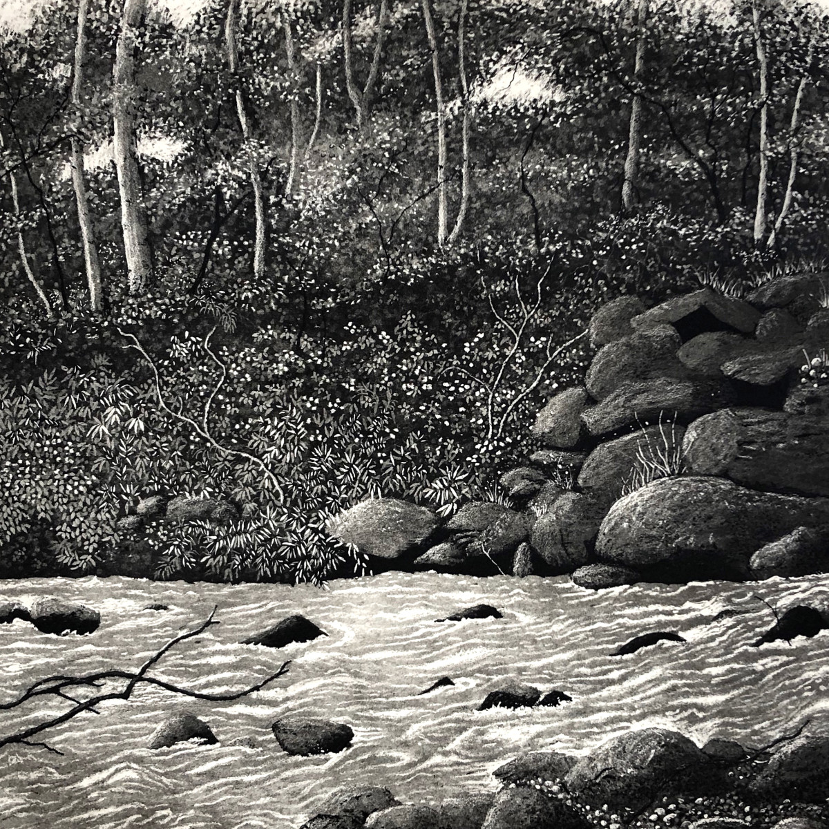 going down to the river by stephanie Jane Rampton 