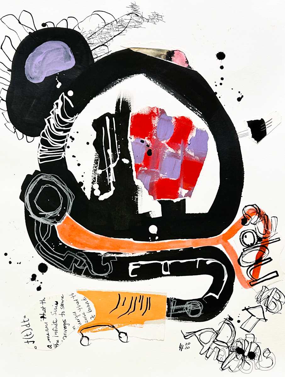 Schema by Ladianne Henderson  Image: Schema by Ladianne Henderson. Mixed media on paper. 18x24 in.  2020.