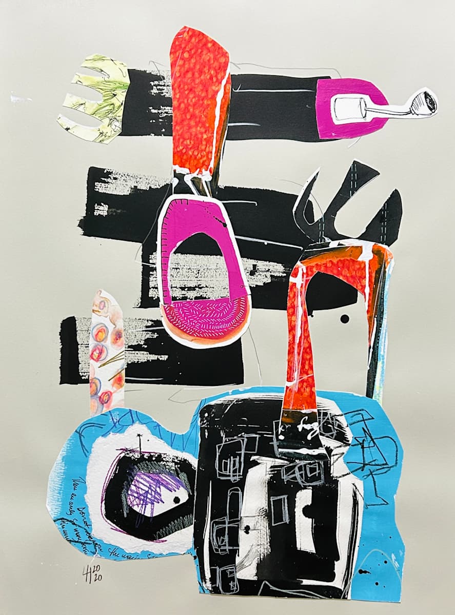 Monopoly by Ladianne Henderson  Image: Monopoly by Ladianne Henderson. Mixed media on canvas. 21x28 in. 2020.