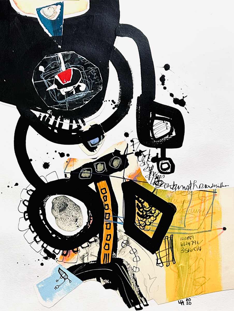 Mystic by Ladianne Henderson  Image: Mystic by Ladianne Henderson. Mixed media on paper. 18x24 in. 2020.