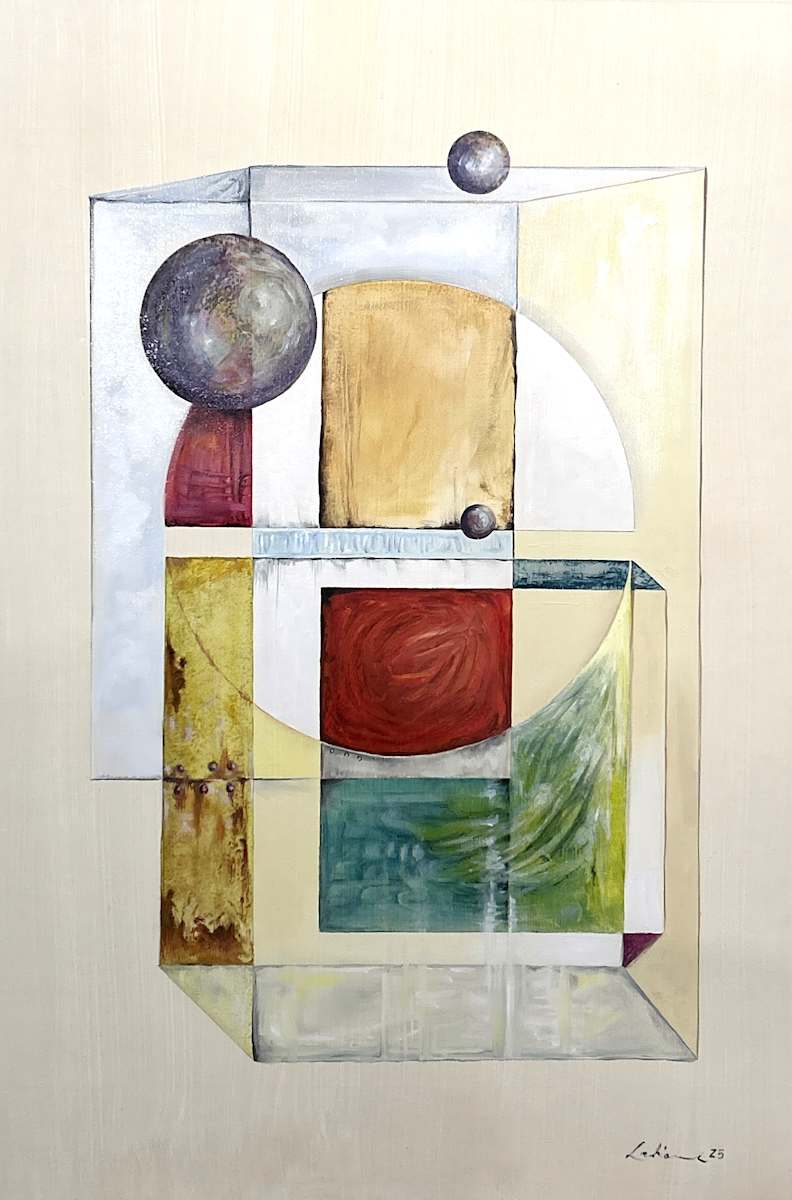 Pavanne by Ladianne Henderson  Image: “Pavanne” 20x24 in. Oil, acrylic, and graphite on canvas. 2025.