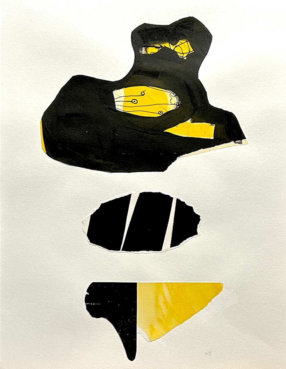 Valois by Ladianne Henderson  Image: Valois by Ladianne Henderson.  Mixed media on paper.  18x24 in. 2021. 