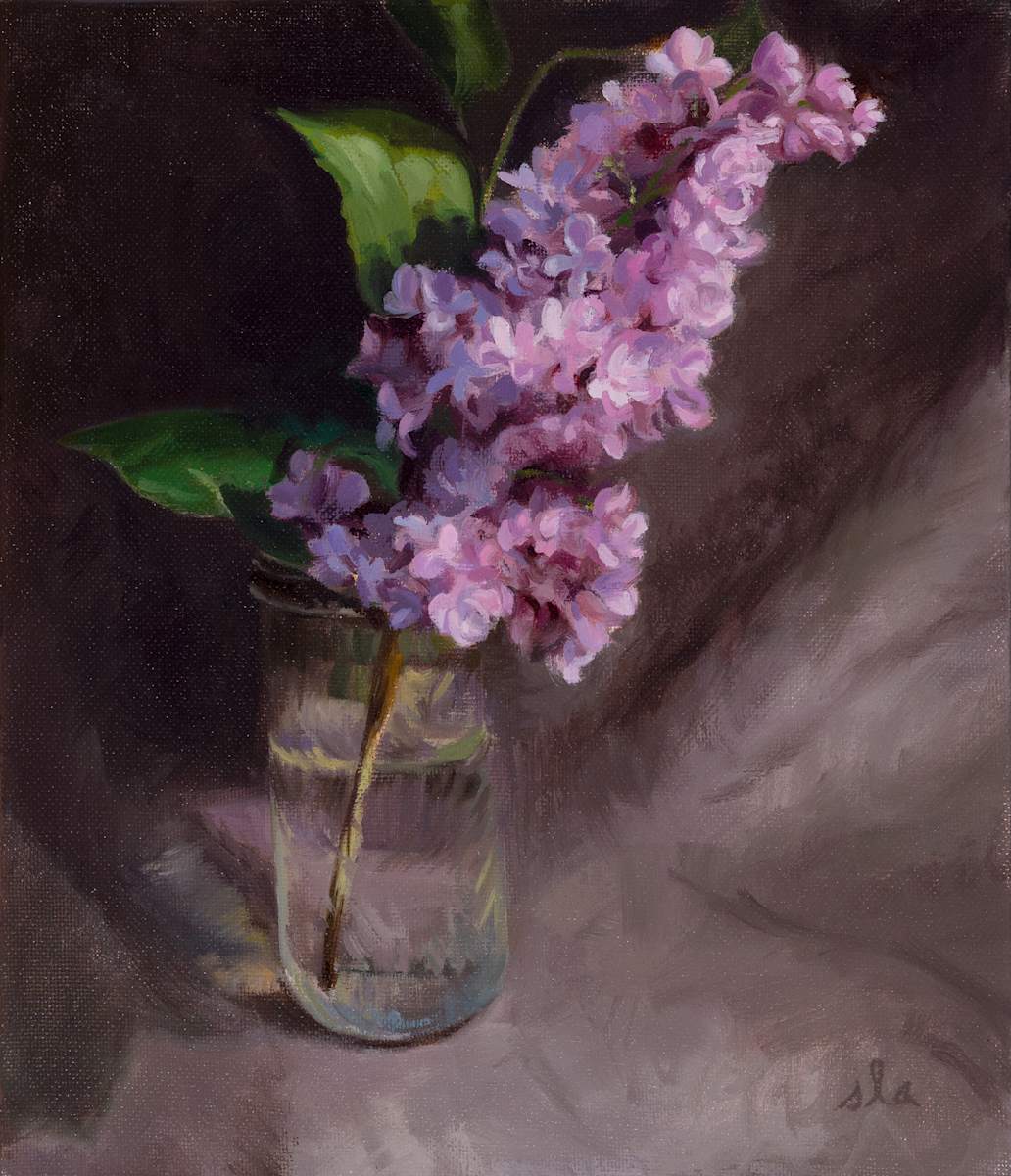 "Lilac Sketch" by Suzanne Lago Arthur 