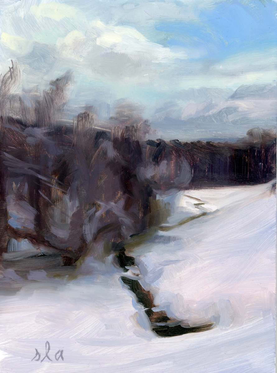 "Snowy Landscape, Lucketts VA" by Suzanne Lago Arthur 