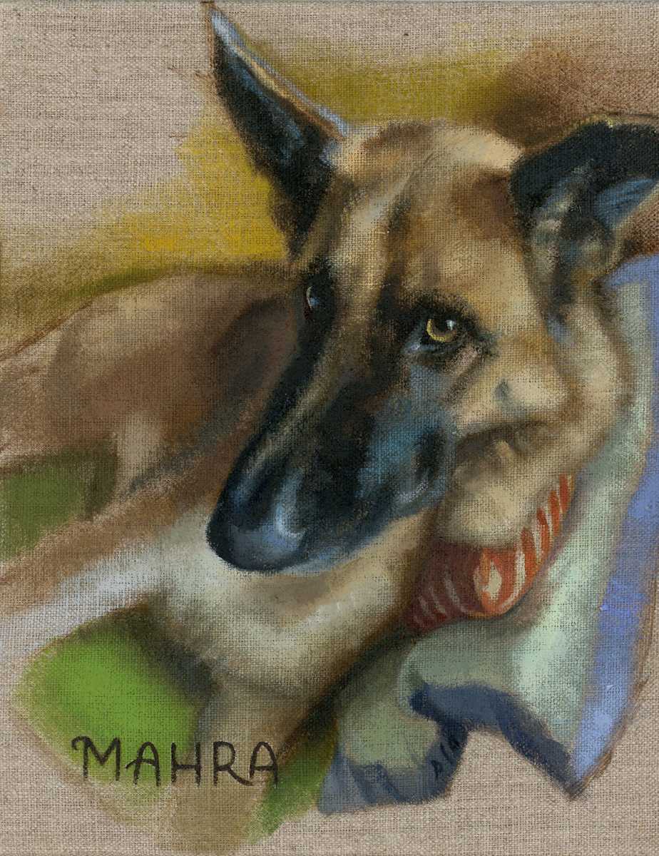 "Retrato de Mahra" by Suzanne Lago Arthur 