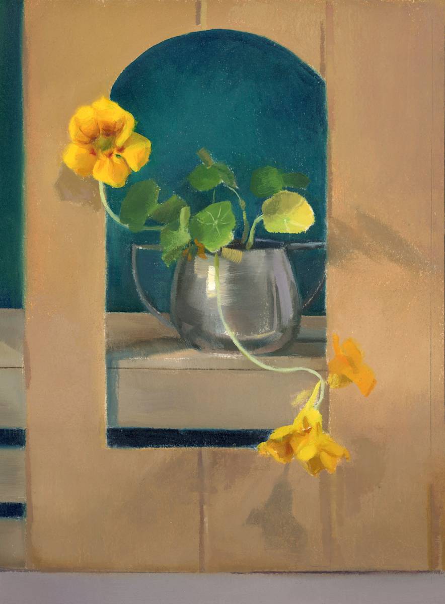 "Spring Altar; Nasturtiums" by Suzanne Lago Arthur 