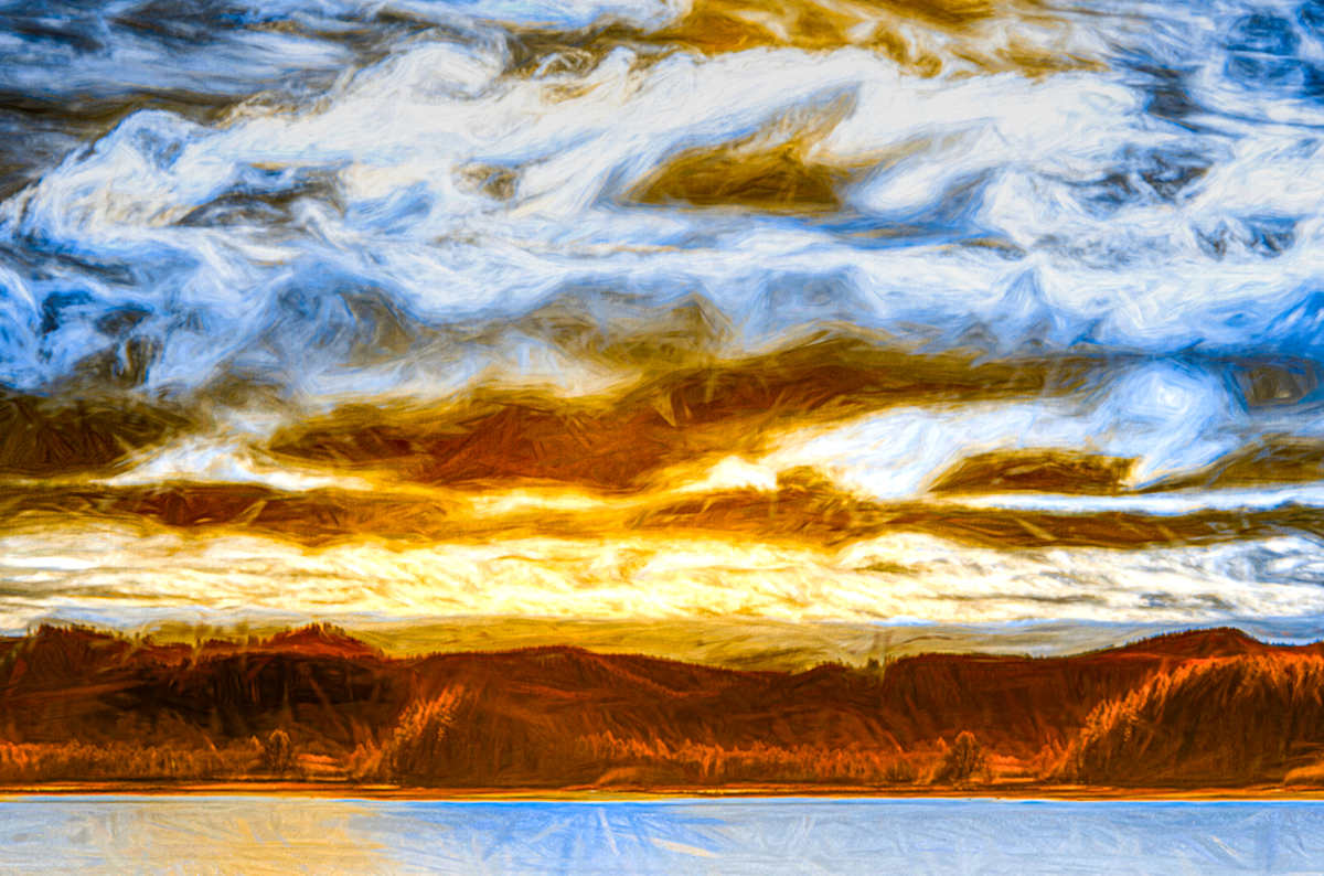 Sunlit Through the Clouds by Linda Devenow, Image 1.