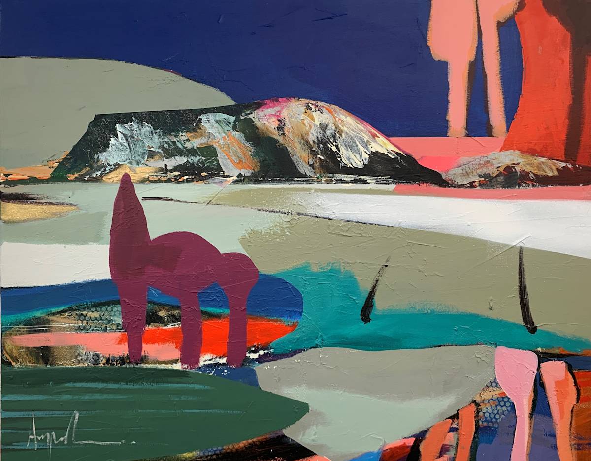 Land Silhouette by Angela Maritz 