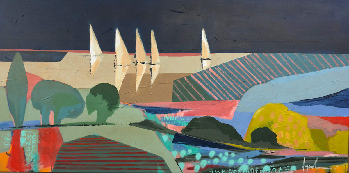 Sails from Fergusson by Angela Maritz 