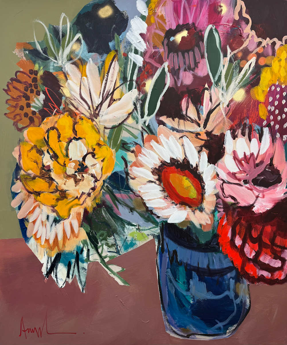 Tea Flowers at Noon by Angela Maritz, Image 1.