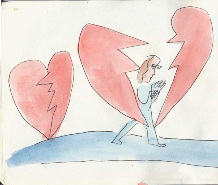 Walking with a Broken Heart by Anita Inez White 