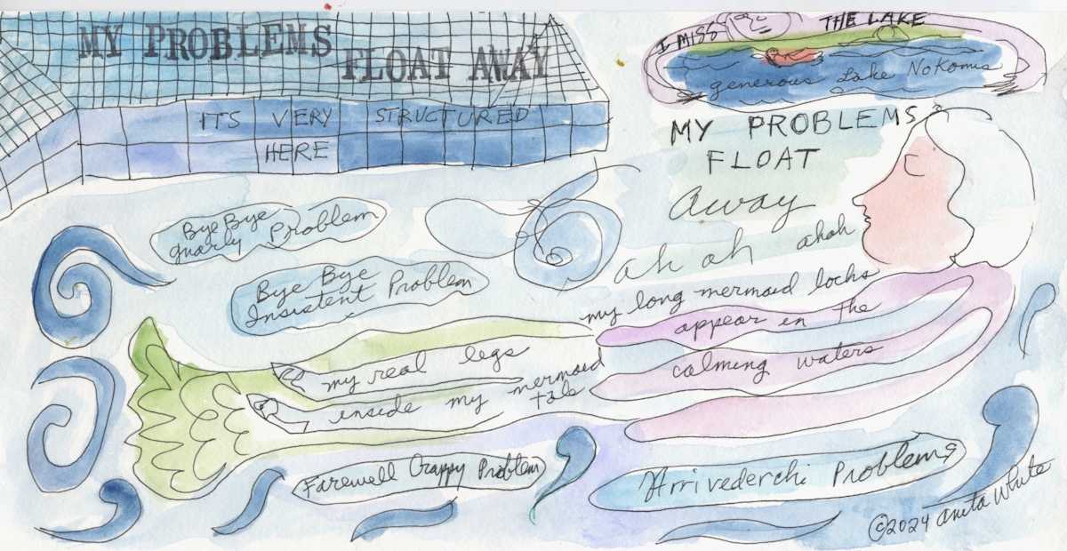 My Problems Float Away by Anita Inez White, Image 1.