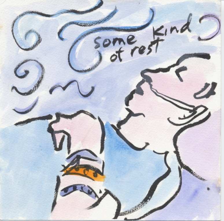 Some kind of rest by Anita Inez White  Image: Even though Josh had many hospitalizations he would go volunteer every Tuesday at the Minnehaha Food Shelf in south Minneapolis at a church at 50th and 38th.