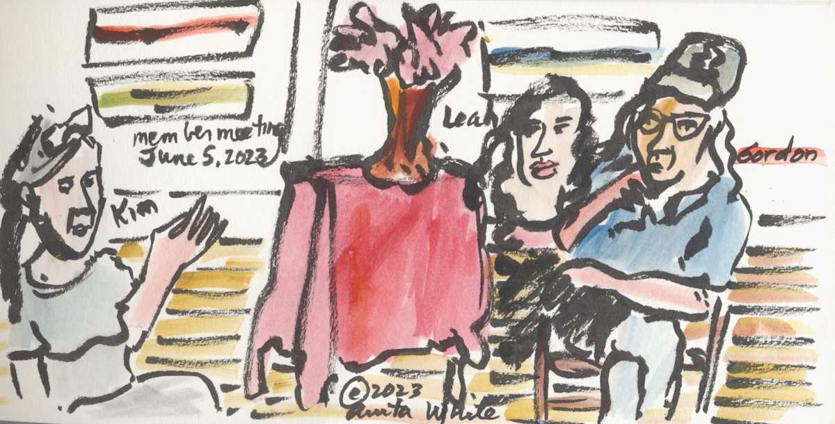 June 5th, 2023 by Anita Inez White  Image: A meeting in June, 2023