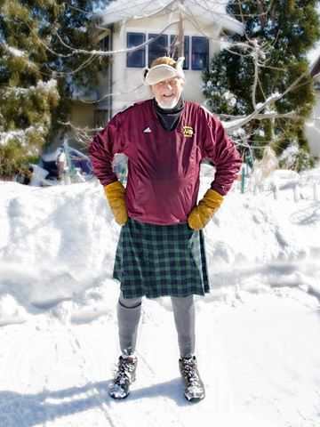 He was Tall and loved wintre by Anita Inez White  Image: Here is a photo that shows Josh in the driveway smiling after shoveling it.