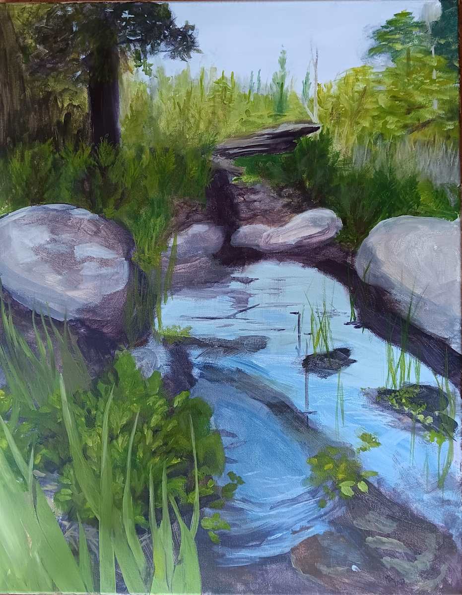 Little Stream by Melissa  Z. Clark, Image 1.