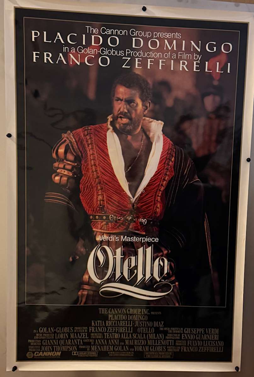 Otello US 1 Sheet, 1986  Image: Otello US 1 Sheet, 1986: Main