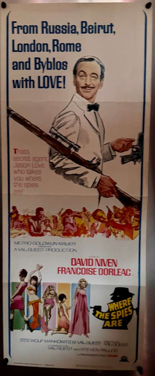 Where The Spies Are US Insert, 1966  Image: Where The Spies Are US Insert, 1966: Main