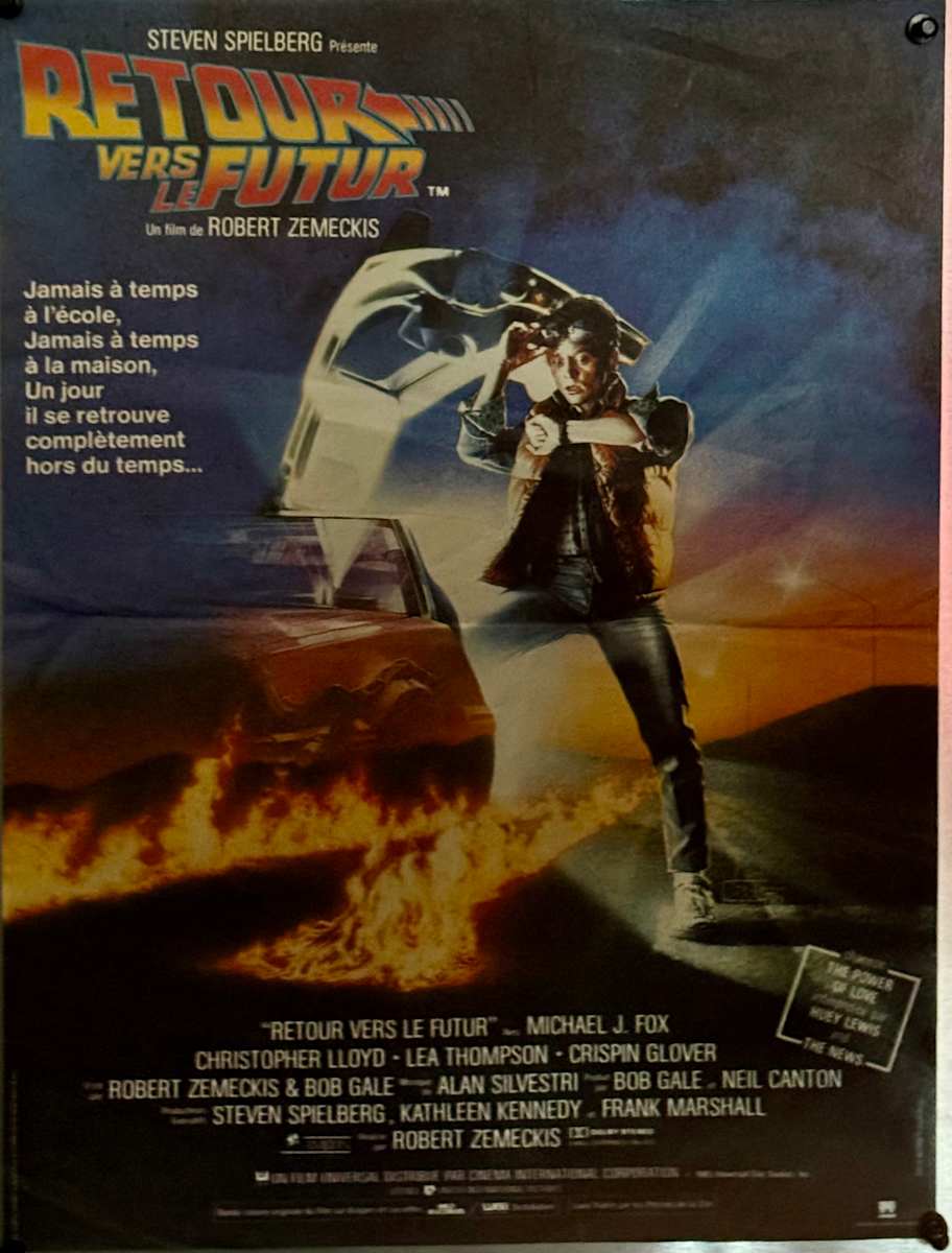 Back to the Future French Petit, 1985 by Drew Struzan  Image: Back to the Future French Petit, 1985