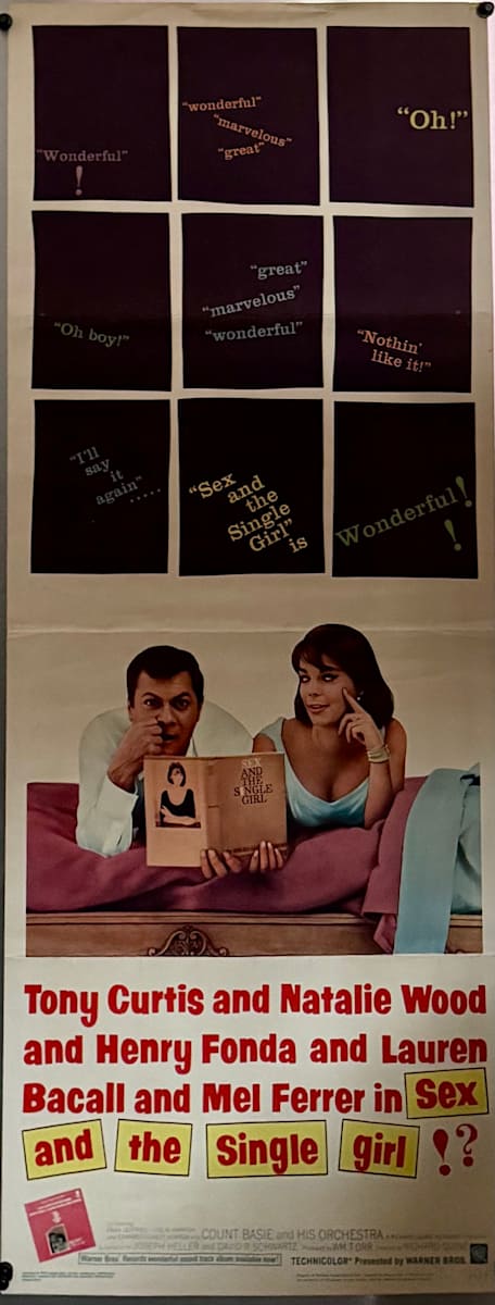 Sex and the Single Girl US Insert, 1964  Image: Sex and the Single Girl US Insert, 1964: Main