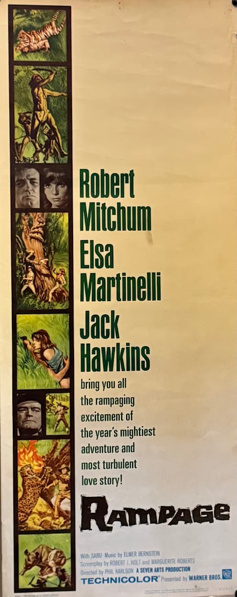 Rampage US Insert, 1963  Image: Rampage US Insert, 1963: Main