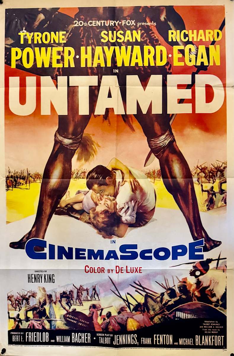 Untamed US 1-Sheet 1955  Image: Untamed US 1-Sheet 1955: Main