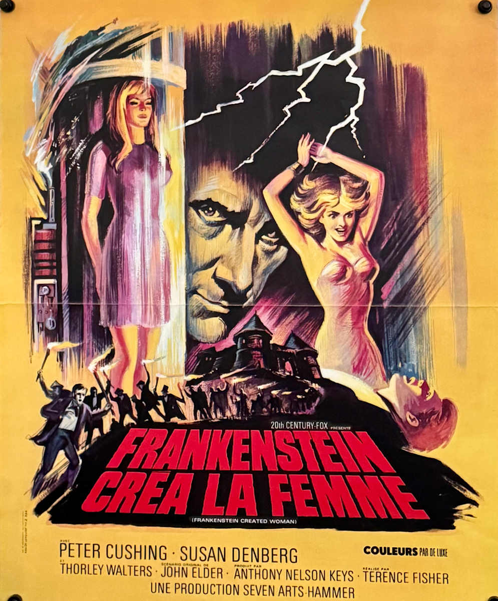 Frankenstein Creates Woman French Petit, 1967  Image: Frankenstein Creates Woman French Petit, 1967