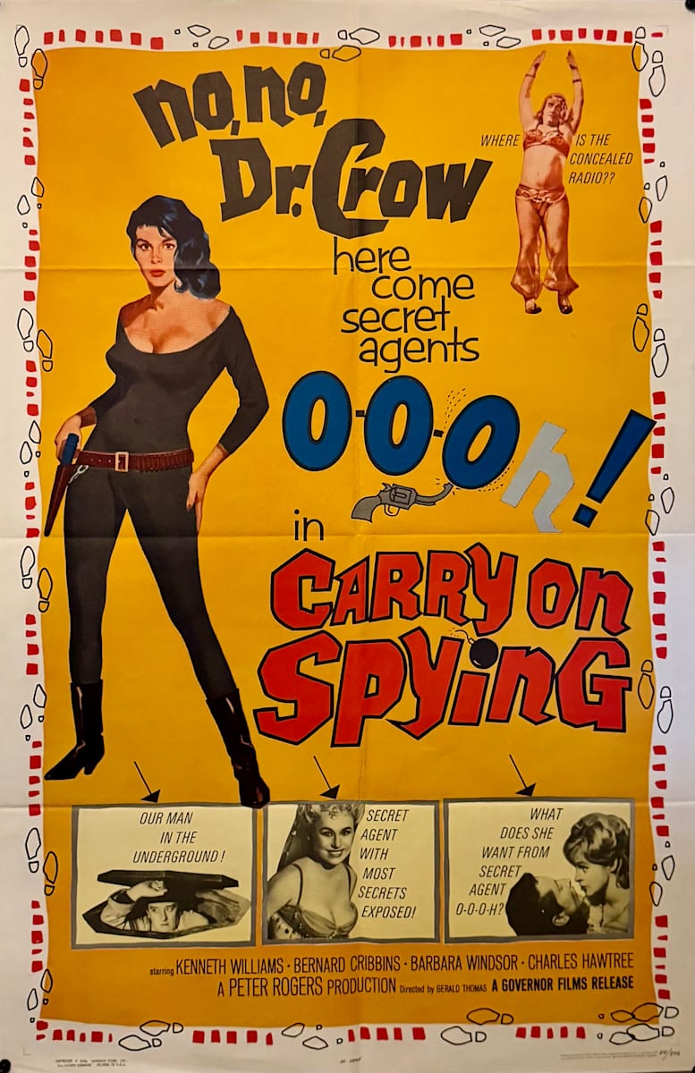 Carry On Spying US 1-Sheet, 1964  Image: Carry On Spying US 1-Sheet, 1964: Main