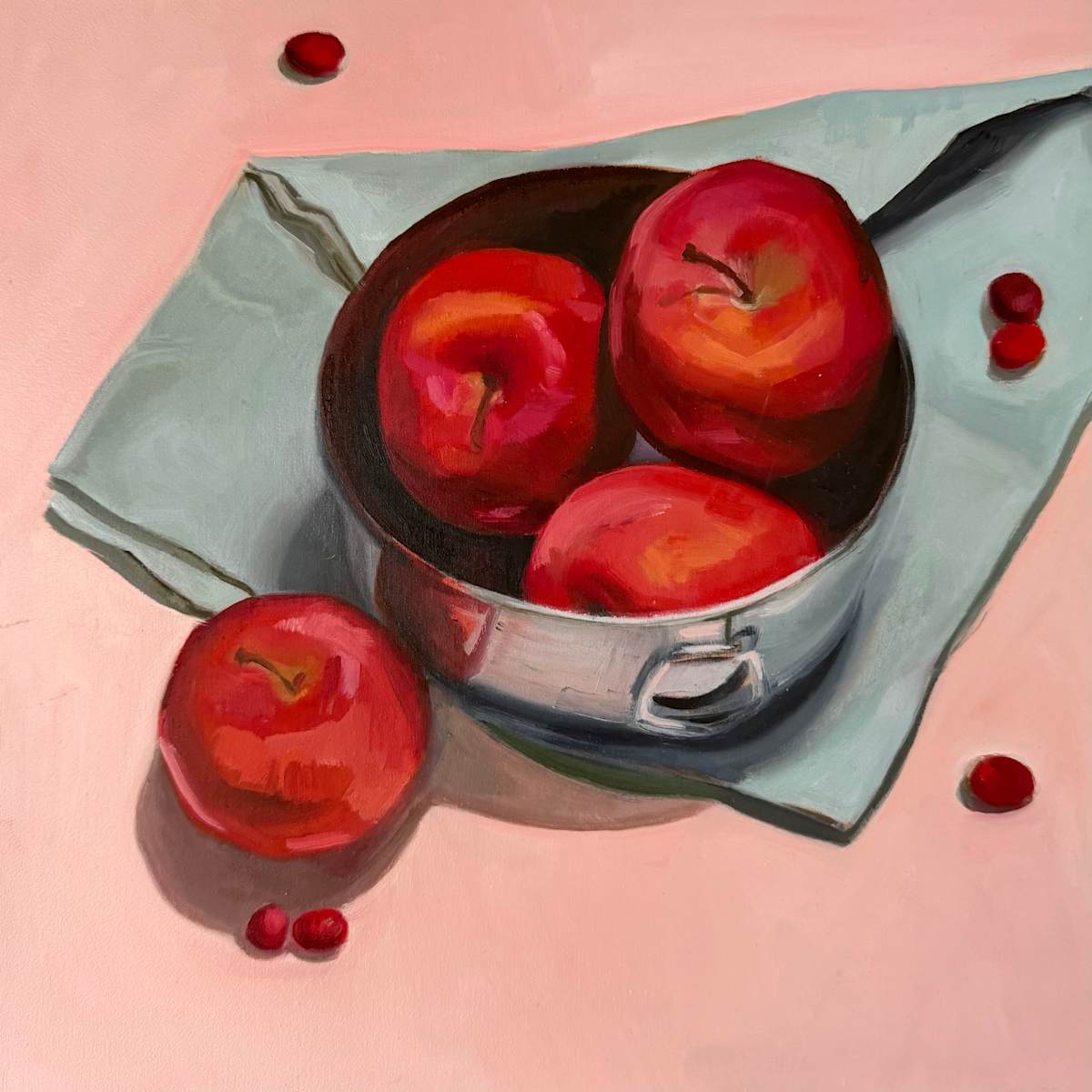 Pink Apples by Lindsay Shillington, Image 1.