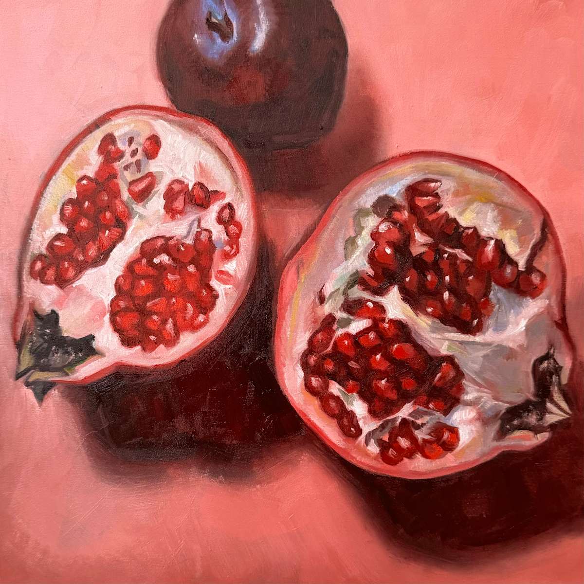 Split Pomegranate by Lindsay Shillington, Image 1.