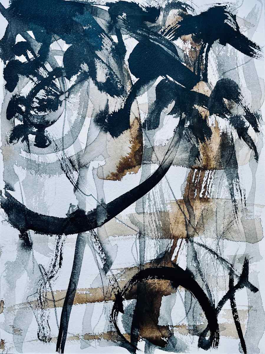 Where Have Our Colors Gone by Susanne Cäcilie Walther  Image: If they take our brilliant yellow and blue, we will take black, white, all shades of grey, and umber as colors...