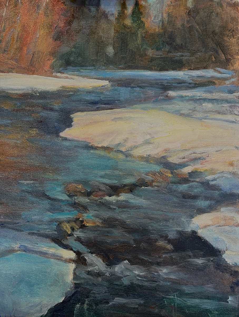 Winter Stream by Shauna Shane 