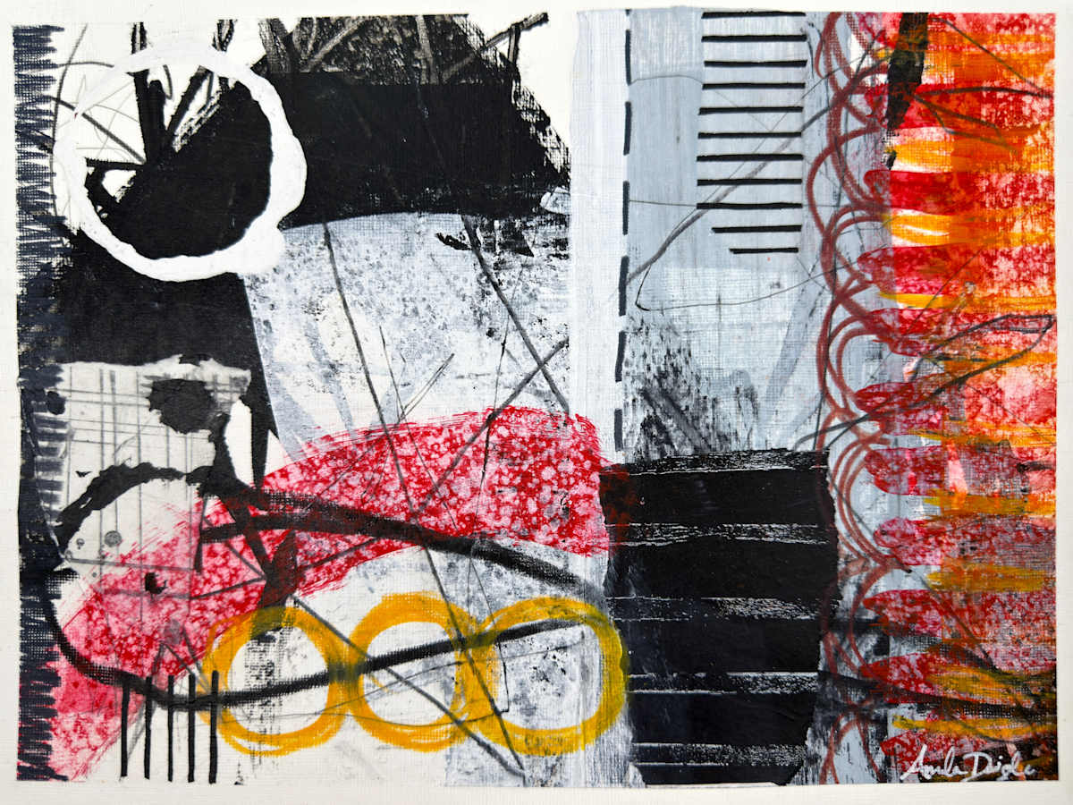 En Fuego by Amanda Daigle  Image: ORIGINAL available – ready to hang – float-mounted, matted, and framed.
GICLÉE PRINTS also available.
