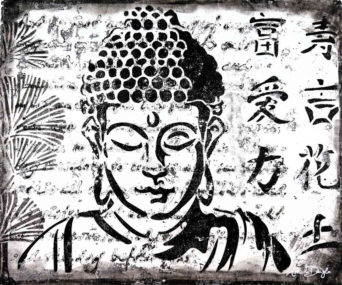 Enlighten Me by Amanda Daigle  Image: ORIGINAL SOLD.
GICLÉE PRINTS are available.