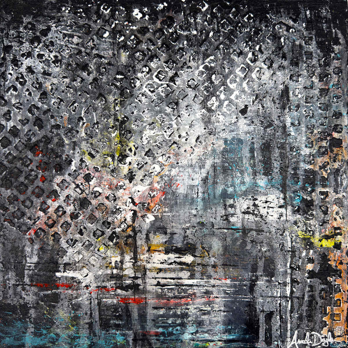 High Heels on Cobblestones by Amanda Daigle  Image: ORIGINAL SOLD
GICLÉE PRINTS are available.
