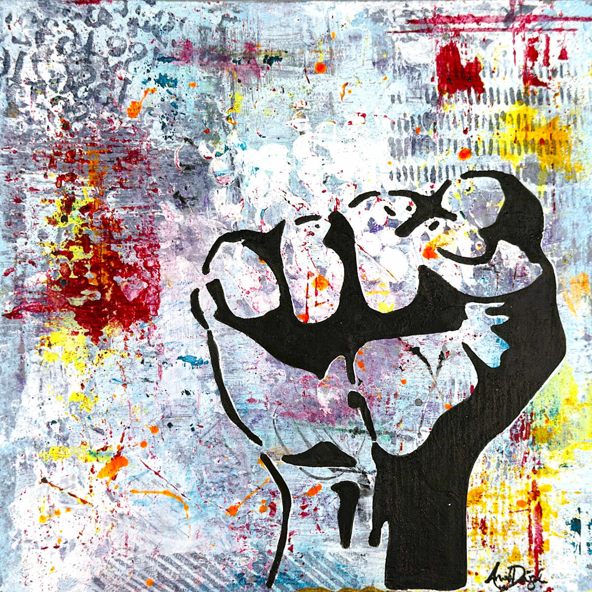 Within Our Power by Amanda Daigle  Image: ORIGINAL available – ready to hang, mounted in black floater frame.
GICLÉE PRINTS also available.