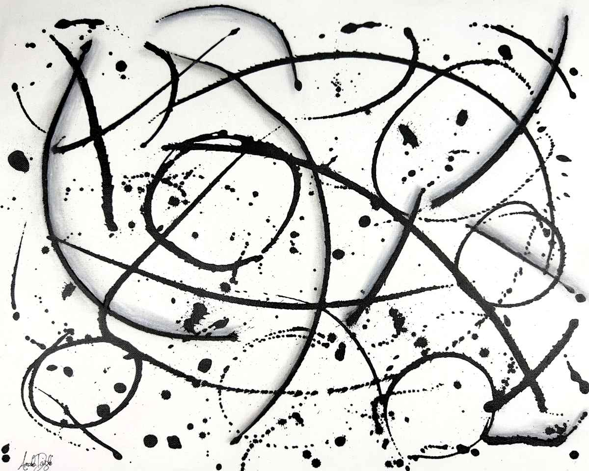 Stroke of Luck by Amanda Daigle  Image: ORIGINAL available – ready to hang – float-mounted, matted, and framed.
GICLÉE PRINTS available  in multiple sizes – see details below.
