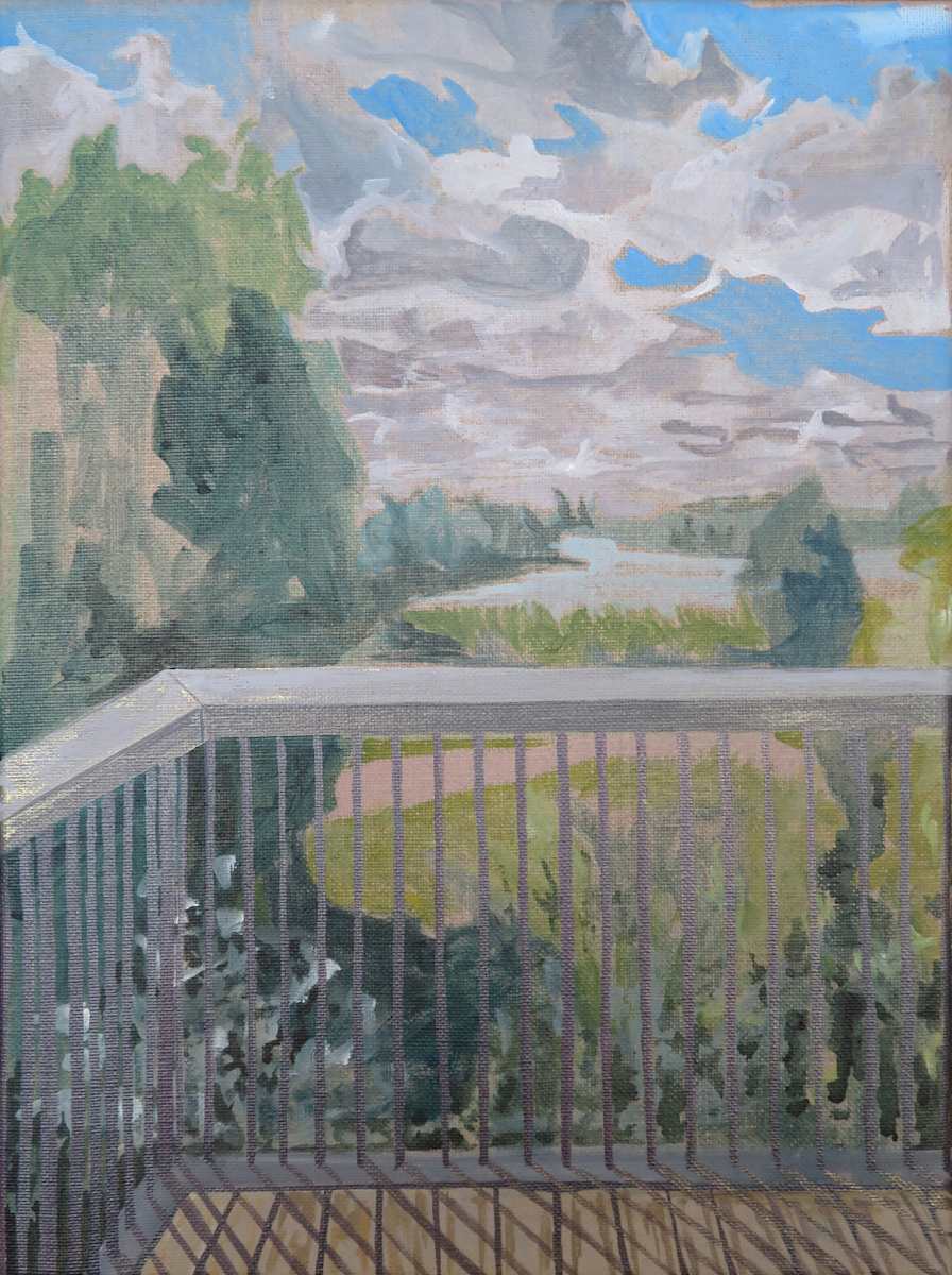 Balcony View II by Sarah Dee Barrett 