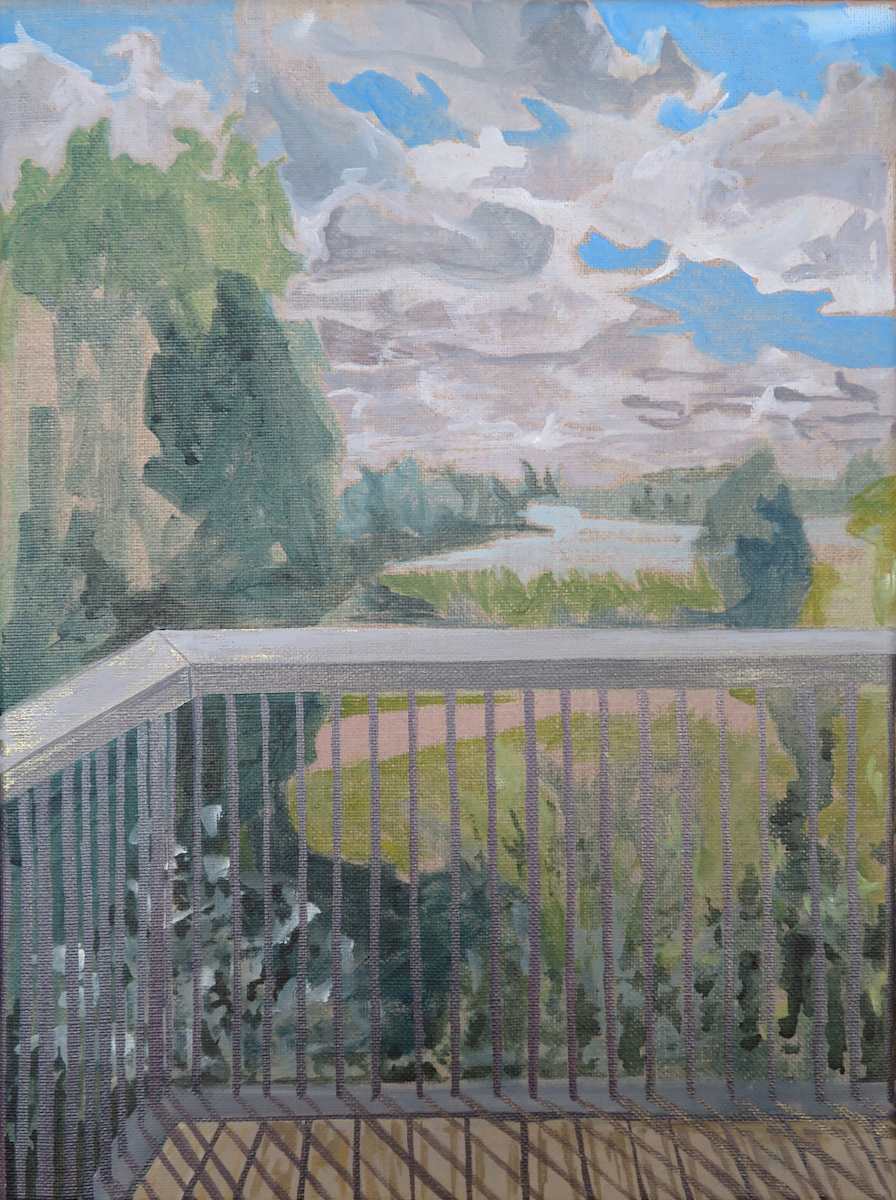 Balcony View II by Sarah Dee Barrett, Image 1.