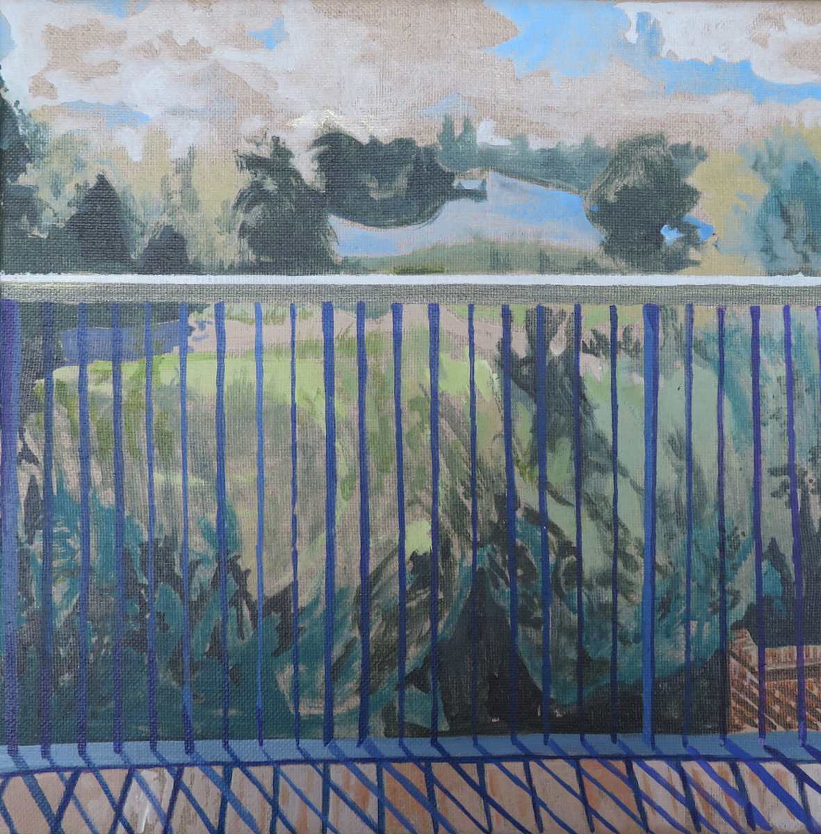 Balcony View I by Sarah Dee Barrett 